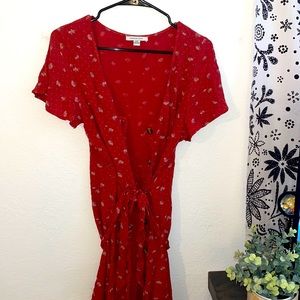 american eagle wrap dress